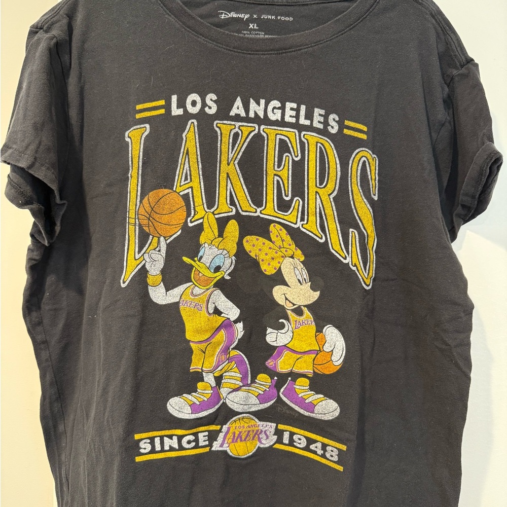 Junk Food Clothing Disney Lakers Graphic Tee